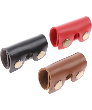 Angoily 6-Pack Razor Parts & Leather Storage Case for Old-Fashioned Shaving | International Shipping - Buy Online on SooperMarket.com