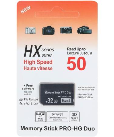JUZHUO Original 32GB Memory Stick Pro Duo for Sony PSP/Camera | MARK2 Memory Card - Buy Online on SooperMarket.com