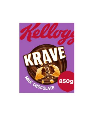 Kellogg's Krave Milk Chocolate Cereal 850gr x 4 pack