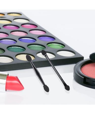 100 Pcs Disposable Eyeshadow Sponge Set | Bulk Dual Sided Applicators Brushes (2 Sizes) - Buy Online on SooperMarket.com