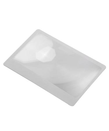 10 PCS Credit Card Sized Magnifying Lenses3 X Magnifier Magnification Magnifying Fresnel Lens Superior Quality and Creative
