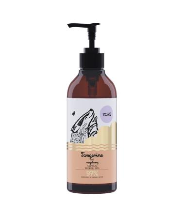 YOPE Natural Shower Gel | Neutral pH | Ultra-gentle cleansers| Tangerine extract | Plant glycerine | Vegan Formula| 97% Natural ingredients | Tangerine and Raspberry 400ml