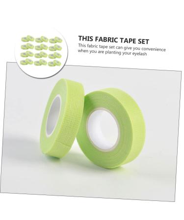 Angoily 24 Rolls Eyelash Tape - Colored Adhesive Fabric for Eyelash Extensions & Hair Care | Non-Woven Cosmetic Tape 900x1.1cm Green - International Shipping Available - Buy Online on SooperMarket.com