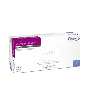 Maimed disposable vinyl gloves disposable gloves powder-free vinyl PF 100 pcs. size S