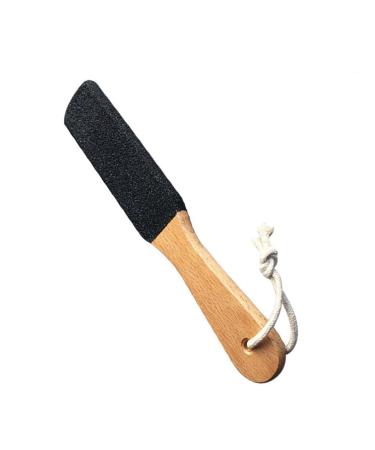 Dajidafu Foot Scrubber Wood Handle Feet Skin File Personal Care Supplies Rasp Accessory Pedicure Tool Scraper for Home Salon Use