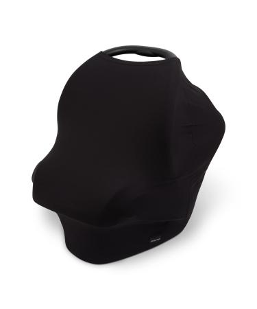 Simka Rose Car Seat Covers for Babies- Nursing Cover Breast Feeding Essentials & Baby Necessities-CATEATROST Roller Combos Infant Boys and Girls- Baby Registry Breast Feeding Must First Time Mom Black