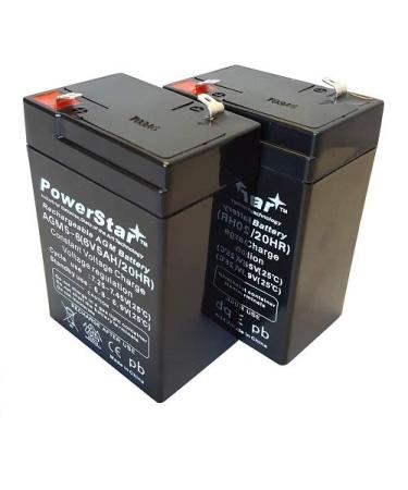 PowerStar (2 6V 4AH Replacement CA640 for UPS Battery for Compatible with APC RBC1