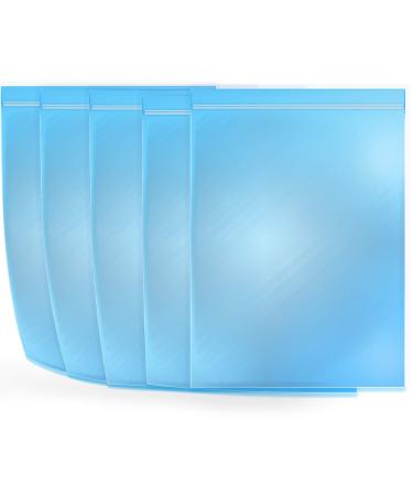 VCI Rust Prevention Anti Tarnish Zip Lock Storage Packaging Bag for Weapon Jewelry Metal Protection Seal Ziplock Parts Bags Anti Corrosion Moisture-Proof (Medium 9.4"x13.3"x4mil 5pcs)