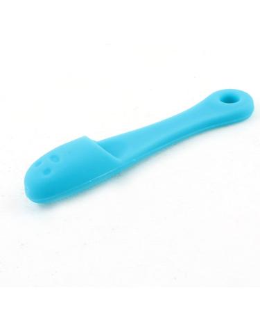 Ruilogod Cyan Silicone Finger Shaped Blackhead End Pore Cleaner for Women