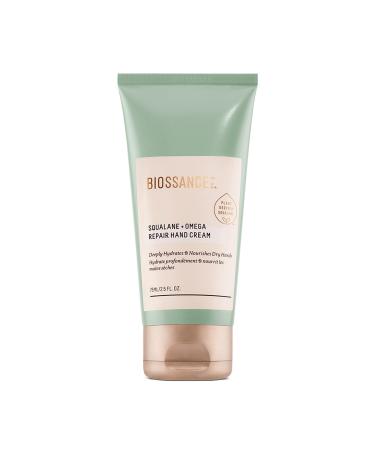 Biossance Squalane + Omega Repair Hand Cream. Deeply Moisturizing and Protective Hand Repair Treatment for Immediate Relief and Smooth Hands (2.5 oz)