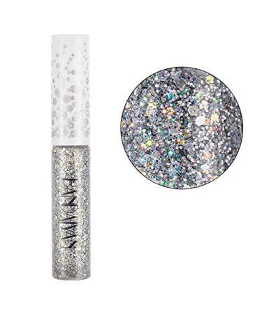 Glitter Eyeliner Liquid - Waterproof Eyeshadow Pen & Brush | Multi-Color #02 for Cosplay & Unique Looks - Buy Online on SooperMarket.com