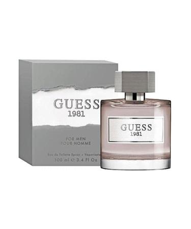 GUESS Fragrance 1981 Eau De Toilette for Men 3.4 Fluid Ounce 3.4 Fl Oz (Pack of 1)