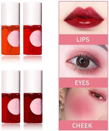 2 In 1 Lip Stain Waterproof Dual-use Natural Effect Lips Eyes Cheeks Liquid Lip Sweatproof For Beauty Tint Makeup Long-lasting 01 7.1 g (Pack of 1) - Buy Online on SooperMarket.com