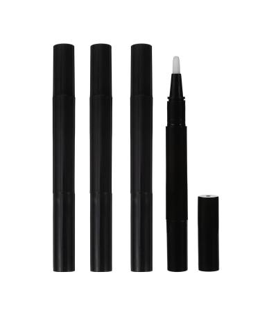 Beaupretty 4pcs Empty Nail Oil Pen Twist Pens Lip Gloss Brush Cosmetic Container Applicators Eyelash Growth Liquid Tube 3ml