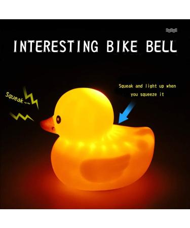 2Pcs Yellow Duck Car Ornaments - Squeeze Duck Dashboard Decorations with Propeller Helmet - Wonuu Rubber Duck Bicycle Horns for Fun and Safety - Buy Online on SooperMarket.com