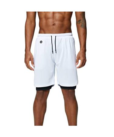 Ronony men sport shorts short trousers fast drying sports pants light training pants shorts sport jogging pants men football pants boys quick drying with pocket running shorts for fitness outdoor m 002#white