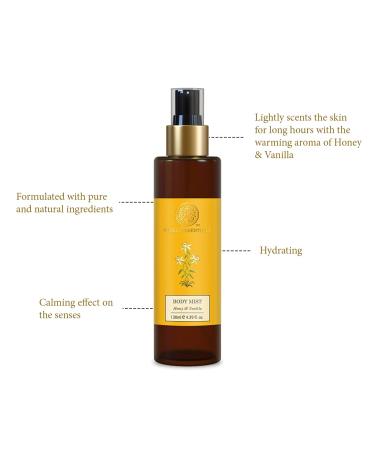 Forest Essentials Body Mist Honey & Vanilla 130ml - Buy Online on SooperMarket.com