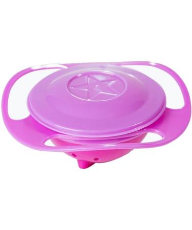 FORUMALL Non Spill Toddler Gyro Bowl - 360 Rotating Kids Feeding Bowl (Pink) - Buy Online on SooperMarket.com