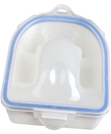 Harilla Professional Nail Soaking Bowl Nail Art Tool Thickened Double Layer Gel Nail Polish Remover Bowl for Nails Spa Blue - Buy Online on SooperMarket.com