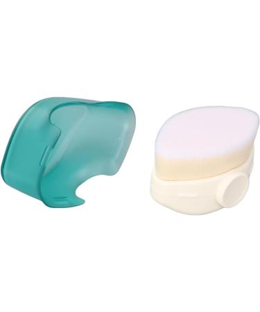 Kids Sunscreen Brush Compact Skin Friendly Multipurpose Soft Bristles Kids Sunscreen Applicator with Protective Cover for Travel (Green) - Buy Online on SooperMarket.com