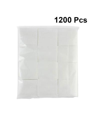 1200Pcs Nail Polish Remover Pads - Premium Cotton Makeup Wipes for Easy Cleansing | International Shipping Available - Buy Online on SooperMarket.com