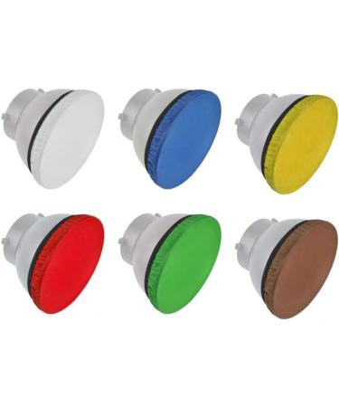 SQXBK 6PCS 7 Standard Diffuser Light Sock Cloth Set - White/Red/Yellow/Blue/Brown/Green - Buy Online on SooperMarket.com