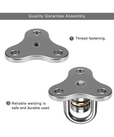 SELEWARE Heavy Duty Swing Hanger with 360 Swivel Hook - Indoor/Outdoor Swing Hardware for Tire, Saucer, and Hammock Chairs - Buy Online on SooperMarket.com