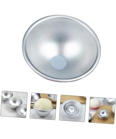 OUNONA 18 Pcs Mold Ball Cake Pans Chocolate Candy Baking Cookie Moulds Mini Dome Cake Tins Muffin Baking Cups Hemisphere Cake Pan Sphere Cake Mould Paper Cup Non Stick 3D Aluminum Alloy Silverx3pcs 8X8X4CMx3pcs - Buy Online on SooperMarket.com