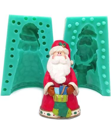 Christmas Silicone Candle Mold Santa Claus 3D Soap Mold Aroma Candle Plaster Mold Chocolate Mold Christmas Home Decor Santa Mold Silicone Chocolate Soap 3d S0098 - Buy Online on SooperMarket.com