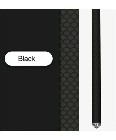 Aventik Heat Shrink Fish Scale Pattern Tube Wrap Fishing Rod Grip 40inch Length 1inch/1.4inch/1.6inch Non Slip Waterproof Handle Insulation - Black - Buy Online on SooperMarket.com