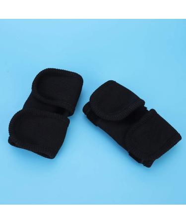 2Pcs Adjustable Dog Cat Leg Brace Elastic Warm Knee Pads for Surgery Wound Support and Stability for Injury Recovery Prevent Licking (Black) - Buy Online on SooperMarket.com