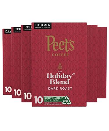 Peet's Coffee Holiday Blend 2021 - Dark Roast - 60 K-Cup Pods for Keurig - Buy Online on SooperMarket.com