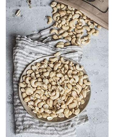 Buy 1kg Natural Cashew Nuts - Unsalted Vegan Snack | Dattelmann Roasted Cashew Kernels - Buy Online on SooperMarket.com