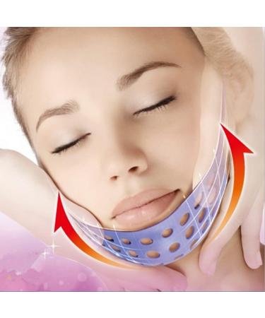 Face Sleeping Lifting Hammock Chin Cheek Band Strap Slimmer Anti-Wrinkle Silicone Lip Exerciser for Women Beauty