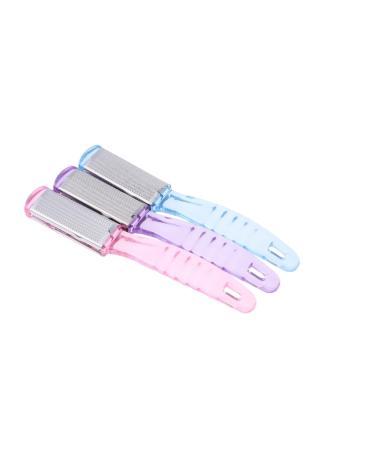 FRCOLOR Foot Remover 1pc Remover Exfoliating Scrub Dead Skin Remover Double-Sided Callus Remover Foot Callus Remover Makeup Remover Crystal Handle Double-Sided Remover 1 count (Pack of 1)