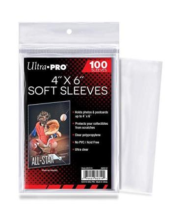 Ultra Pro 4" x 6" Soft Sleeves (100)