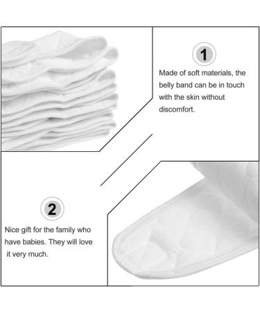EXCEART Baby Belly Band Set - 6Pcs Newborn Essentials Umbilical Cord Navel Belt for Infant - Buy Online on SooperMarket.com