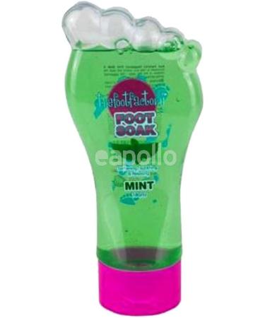 Pedicure Mint Bundle: Foot Factory Mint Soak, Scrub & Lotion with Nail Brush - Hydrating Peppermint Spa Treatment for Dry, Rough Skin - Buy Online on SooperMarket.com