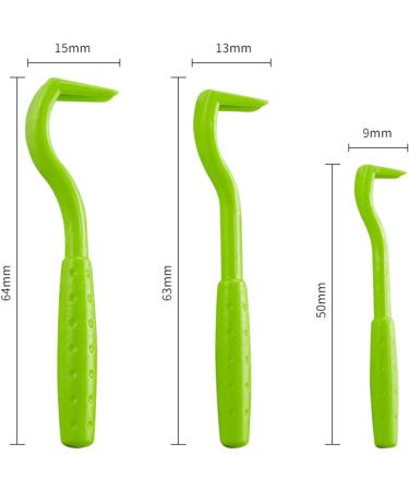 Izyufan Tick Remover Tool 3 Pcs - Painlessly Removes Ticks for Dogs, Cats, and Humans - Green - Buy Online on SooperMarket.com