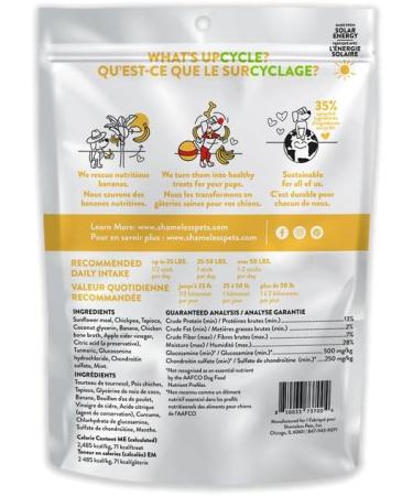 Shameless Pets Banana Bone-Anza Dental Stick Dog Treat 204 g Banana/Bone Broth/Mint - 204 g Dental Stick - Buy Online on SooperMarket.com