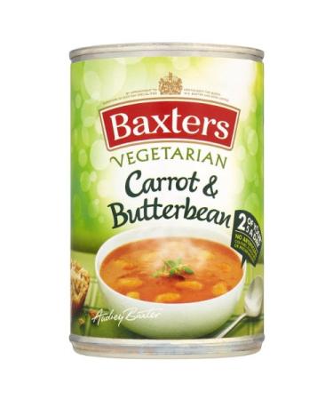Baxters Vegetarian Carrot & Butterbean Soup 4x400g