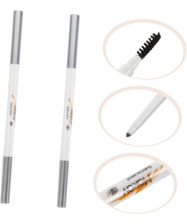 Mikinona 2pcs Abs (shell) Waterproof Eyebrow Pen Eyebrow Brush Makeup Tool Makeup Pencils - Buy Online on SooperMarket.com