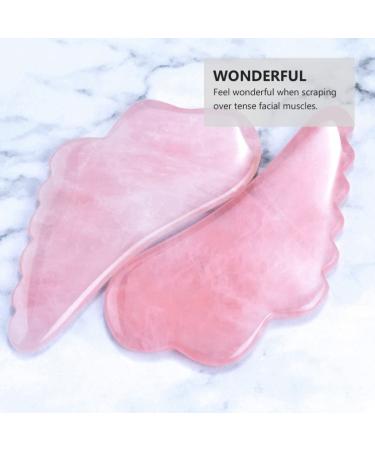 Quartz Wing Scraping Board - Crystal Facial Massage Tool for Beauty Therapy & Skincare - Buy Online on SooperMarket.com