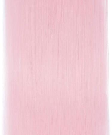 Light Pink 26 Inch Straight Clip in Hair Extensions - 8Pcs Full Head Synthetic Hairpiece with 18 Clips - Buy Online on SooperMarket.com