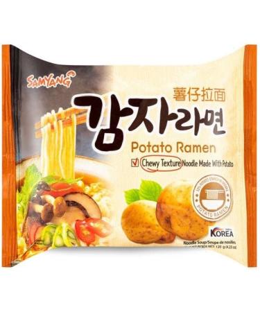 Samyang Potato Flavour Instant Noodle Ramen Suitable For Vegetarian (Pack of 20) by CNMART - Buy Online on SooperMarket.com