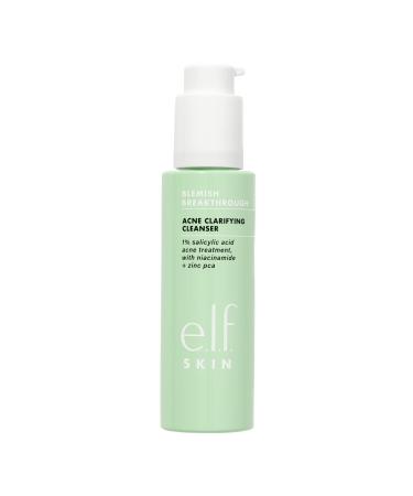 e.l.f. SKIN Blemish Breakthrough Acne Clarifying Cleanser  Facial Cleanser For Fighting Blemishes  Infused With Salicylic Acid  Vegan & Cruelty-Free