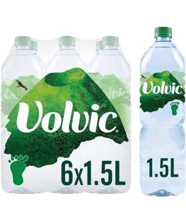 Volvic Natural Mineral Water (Volvic 6 x 1.5 L)