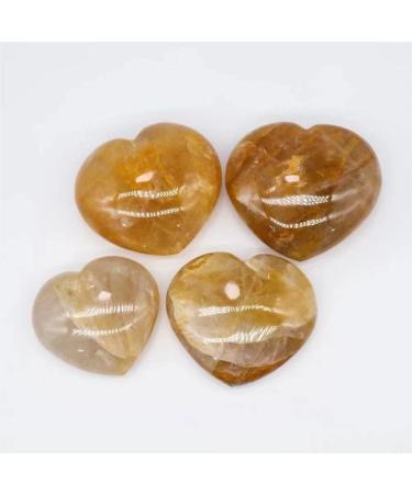 1pc 170g-230g Natural Crystal Folk Crafts Gemstone Heart for Suitable for Home HOMEZHOU (Color : 1pc 170g-200g) - Buy Online on SooperMarket.com