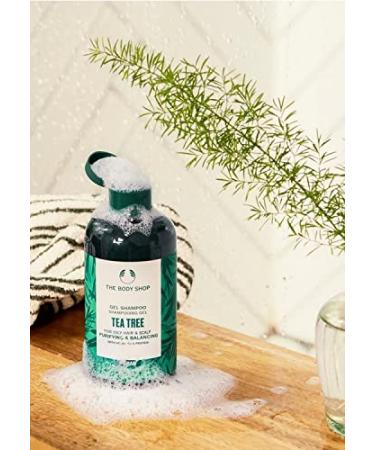 The Body Shop Tea Tree Purifying Shampoo 8.4 Fl Oz - Vegan Formula for Oily Hair & Scalp | Pack of 1 - Buy Online on SooperMarket.com