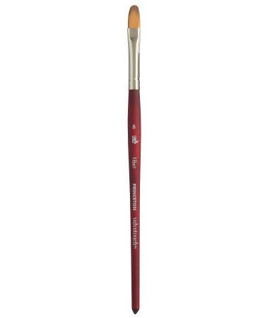 Princeton Velvetouch  Series 3950  Paint Brush for Acrylic  Oil and Watercolor  Filbert  8